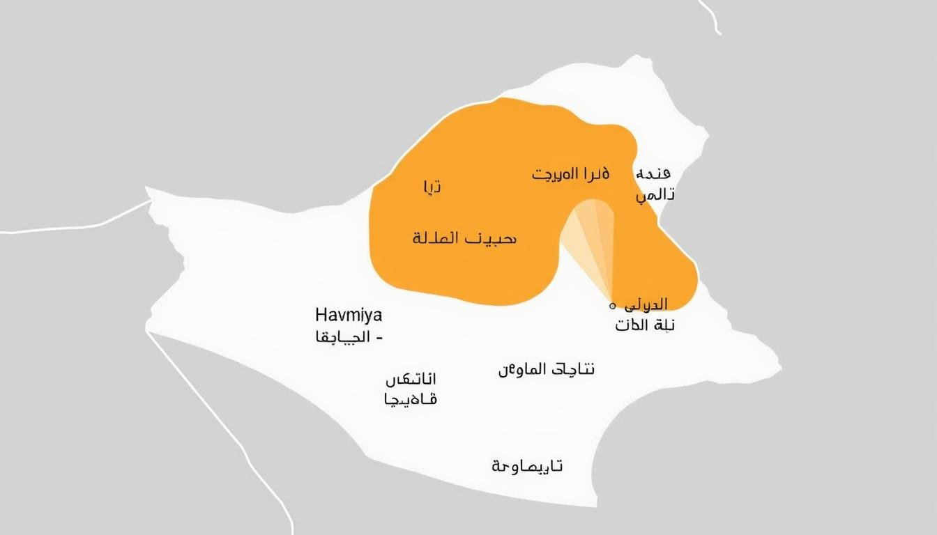 خريطة الكويت توضح مناطق خدمة تكسير طوفة المختلفة