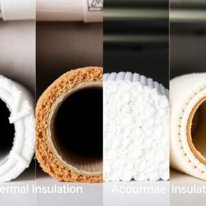 أنواع مختلفة من مواد عزل دكت التكييف