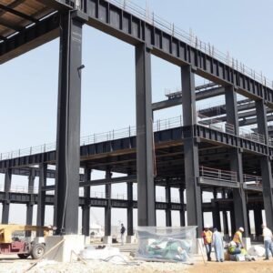 بناء هيكل أسود للمباني في اليرموك بناء هيكل أسود للمباني في اليرموك