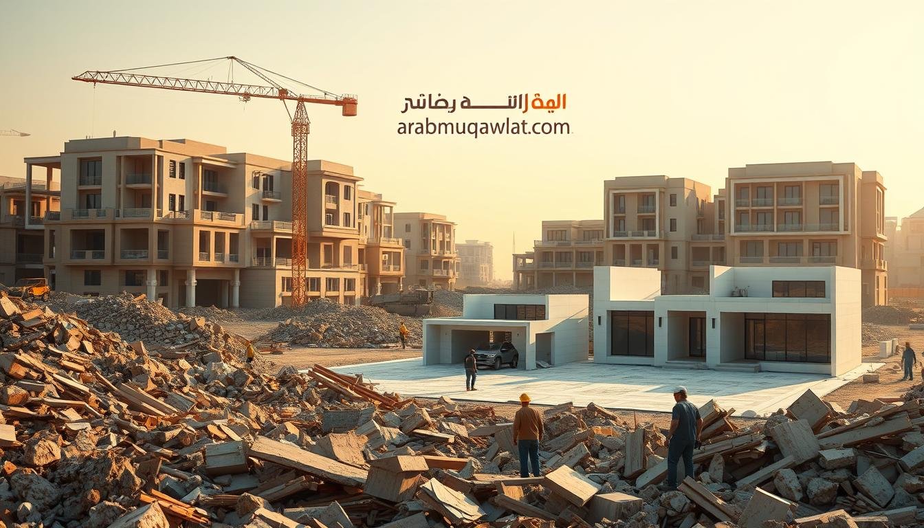 تحويل الهدم إلى بناء في الكويت