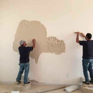 ترميم الجدران بعد تكسير الطوف