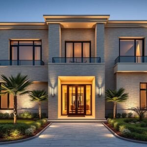 تشطيبات خارجية لفيلا في ضاحية عبدالله السالم