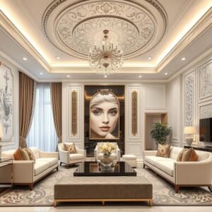 تصميم ديكور داخلي فاخر في الشامية تصميم ديكور داخلي فاخر في الشامية