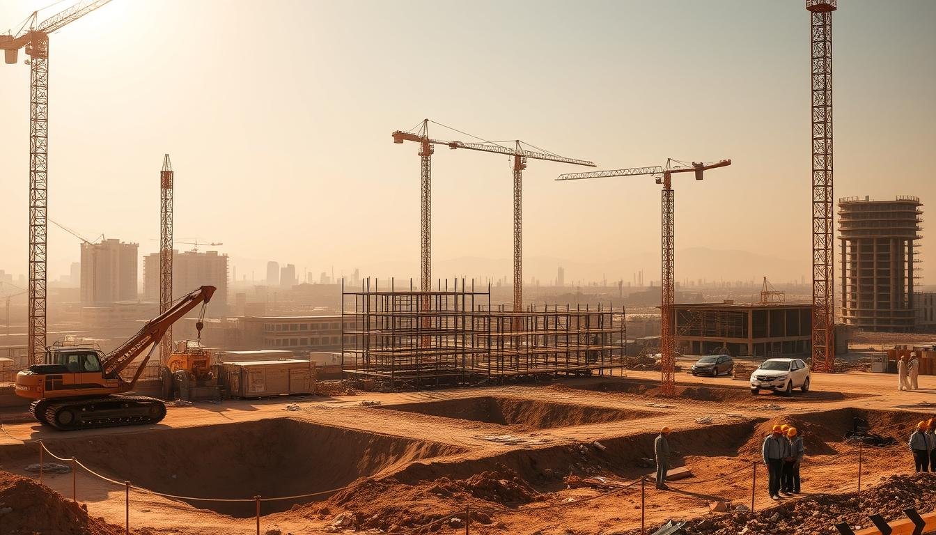 تنفيذ مشاريع البناء