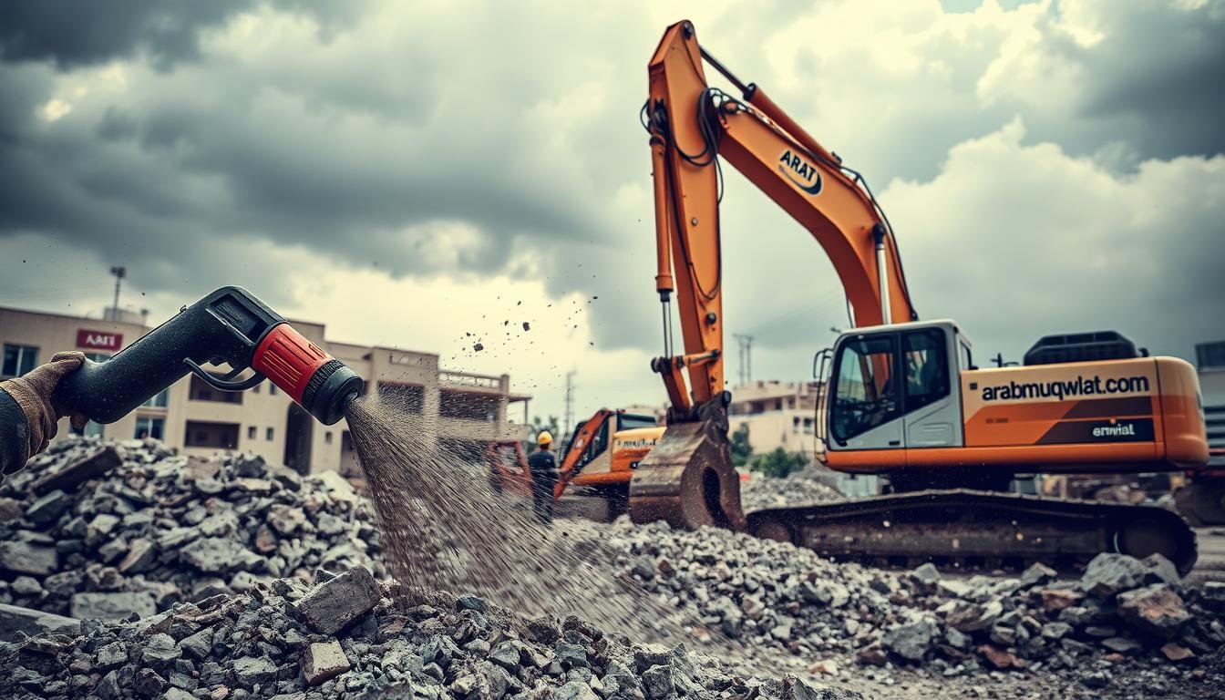 خطوات تنفيذ أعمال التكسير والهدم