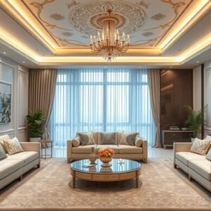 ديكورات داخلية راقية نفذها مقاول العديلية