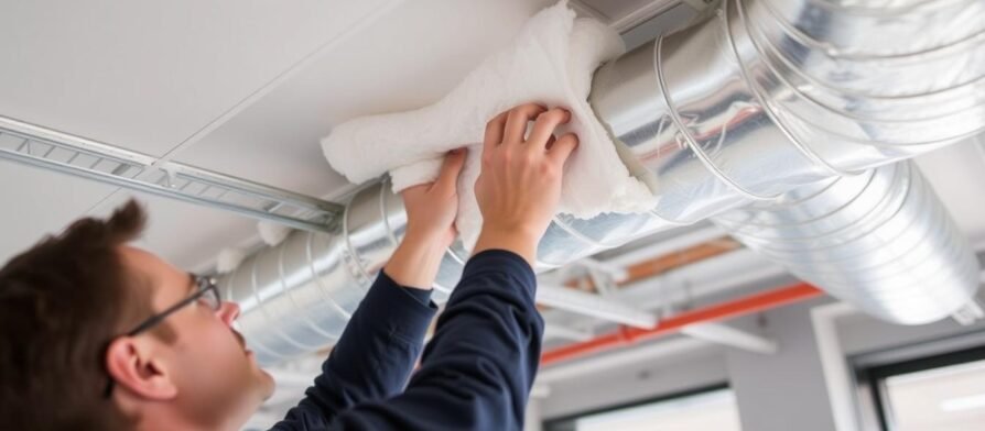 عزل دكت التكييف وأهميته في الحفاظ على كفاءة النظام