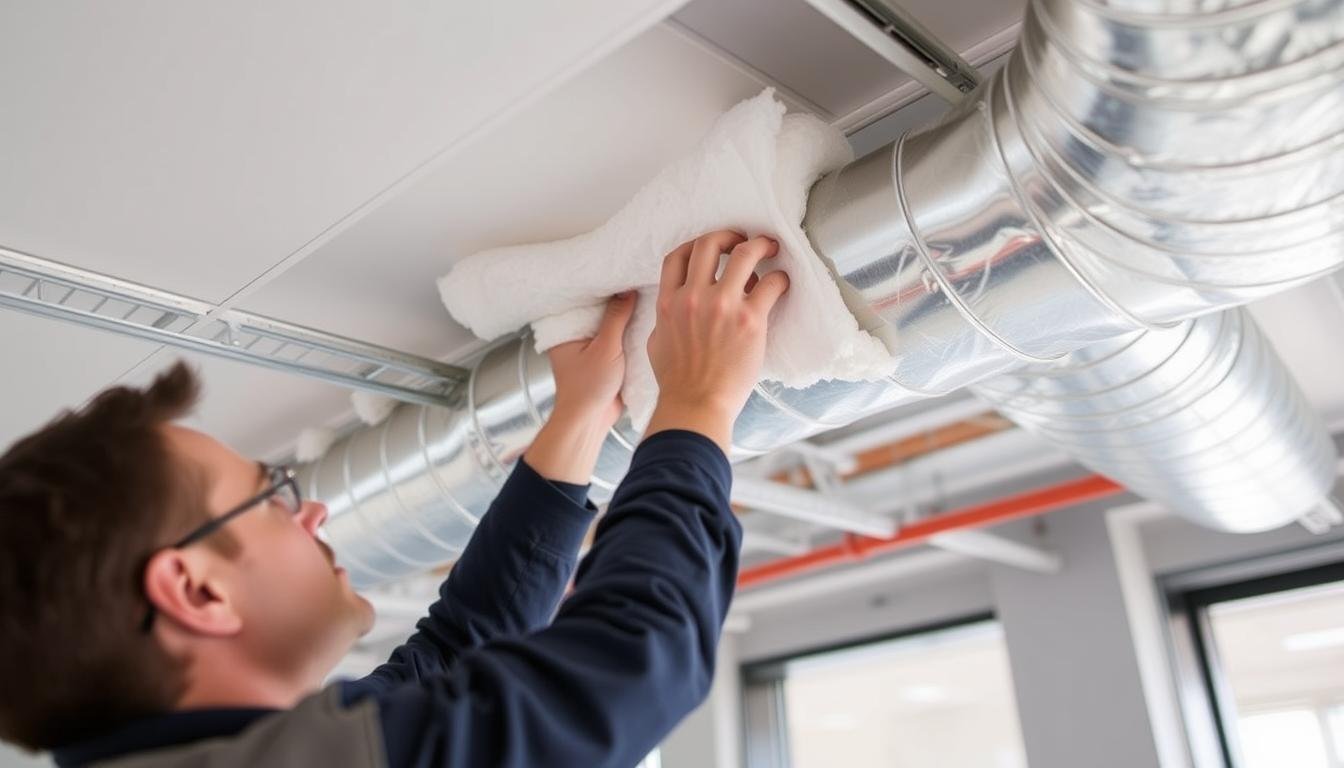 عزل دكت التكييف وأهميته في الحفاظ على كفاءة النظام