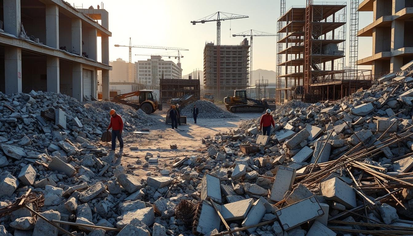 عمليات إعادة الإنشاء والتجديد بعد التكسير