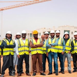 فريق عمل مقاول ضاحية عبدالله السالم