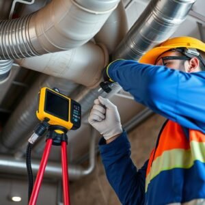 مساح دكت التكييف الكويت يقوم بقياس وفحص مجاري الهواء مساح دكت التكييف الكويت يقوم بقياس وفحص مجاري الهواء