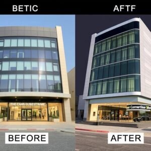 مشروع ترميم مبنى تجاري في الكويت