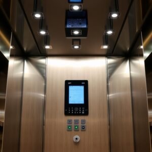 مصعد هيكلي حديث تم تركيبه في الرميثية مصعد هيكلي حديث تم تركيبه في الرميثية