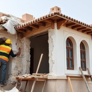 مقاول في حولي يقوم بأعمال ترميم وتجديد منزل قديم