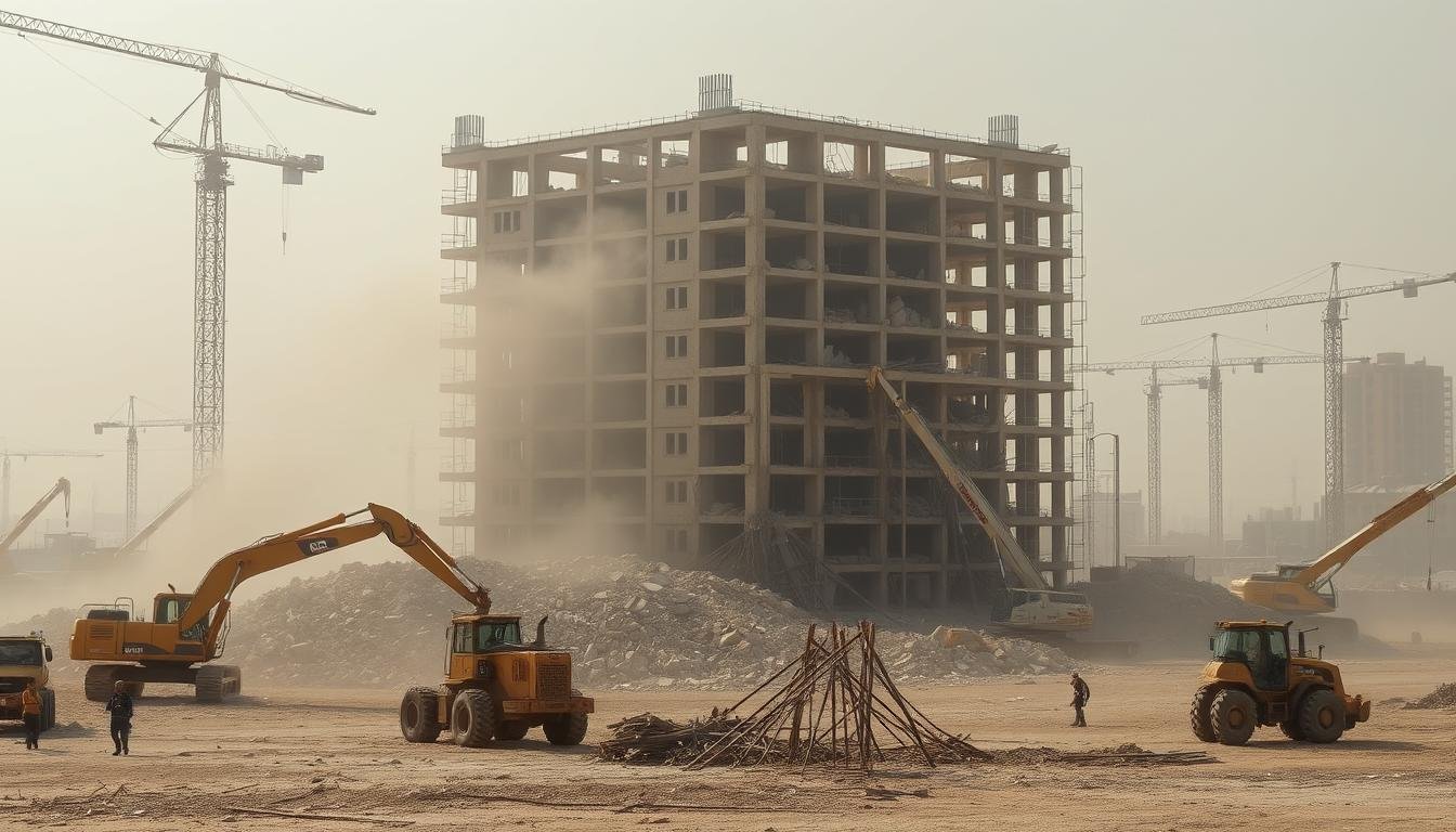 مقاولات تكسير وهدم المباني