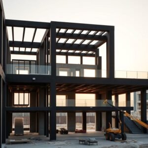 هيكل أسود لفيلا سكنية فاخرة في الكويت