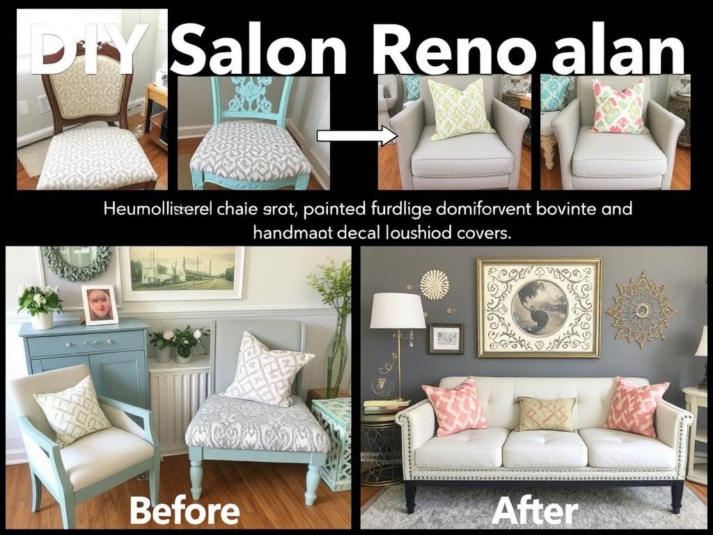 أفكار DIY لتجديد صالونات المنزل بأقل التكاليف