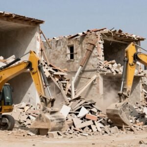 أنواع خدمات الهدم في الكويت