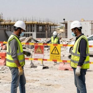 إجراءات السلامة في أعمال تكسير وهدم بالكويت