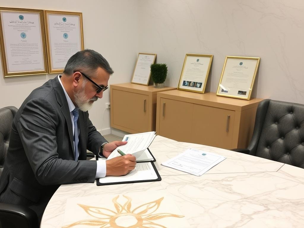 التحقق من أوراق اعتماد وشهادات مقاول رخام الكويت قبل التعاقد