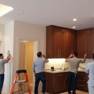 اللمسات النهائية في تشطيب شقق بالكويت تظهر التفاصيل الدقيقة