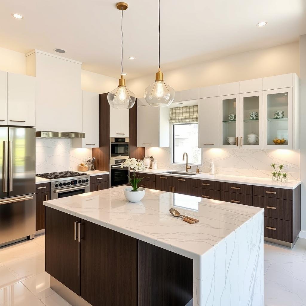 المطبخ العصري بعد التجديد