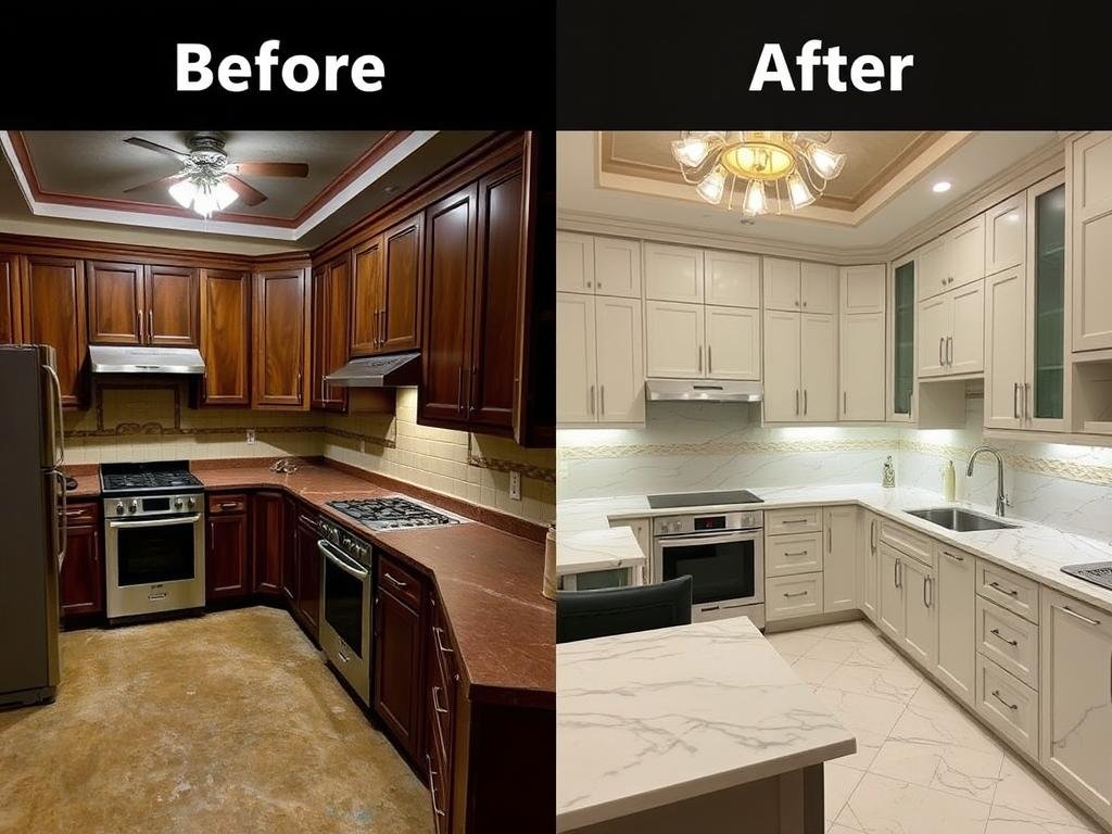 تجديد مطبخ فاخر في ضاحية عبدالله السالم