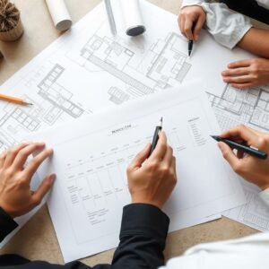 تخطيط مشروع ترميمات بالكويت مع رسومات ومخططات