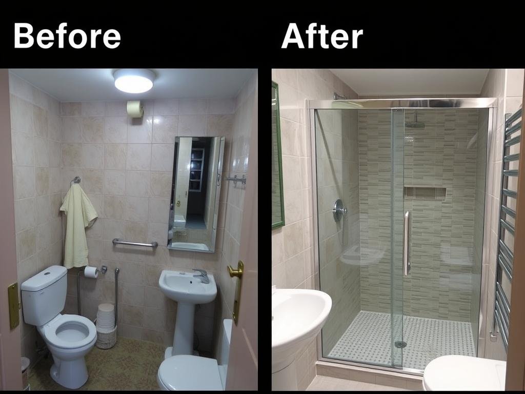 ترميم حمام في منزل بمنطقة القرين - تجديد شامل