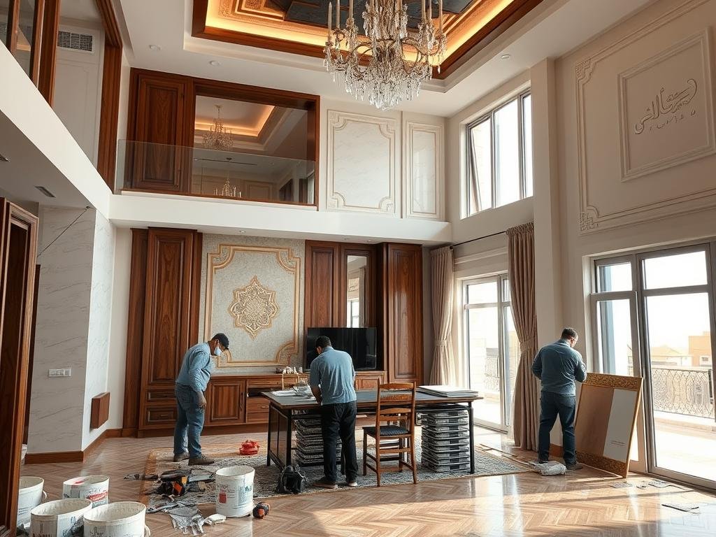 ترميم داخلي فاخر في ضاحية عبدالله السالم