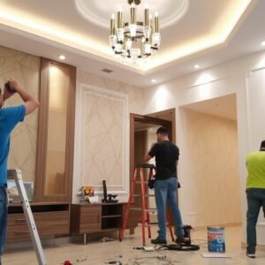 ترميم شقة سكنية في الكويت مع تجديد التشطيبات الداخلية