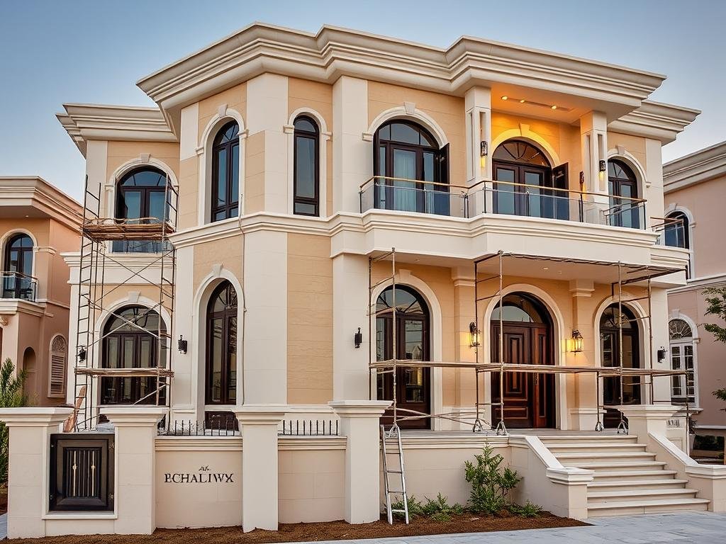 ترميم فيلا فاخرة في الخالدية مع واجهة مميزة