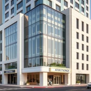 ترميم مبنى تجاري في العاصمة الكويت