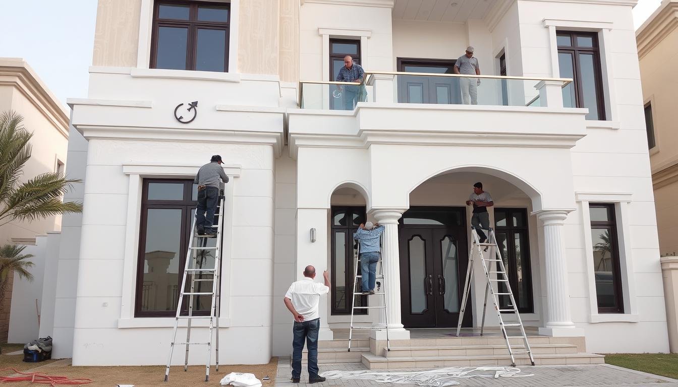 ترميمات ضاحية عبدالله السالم لواجهات المنازل الفاخرة