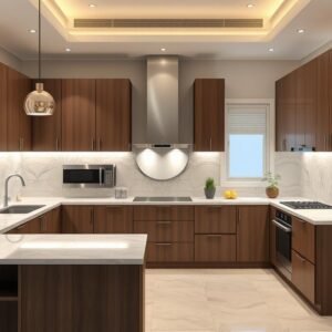 تصميم وتنفيذ مطبخ عصري في الكويت