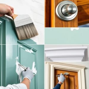 تطبيق دهانات زيتية في أعمال صباغة وتشطيبات