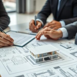 توقيع عقد بين عميل ومقاول بناء بالكويت