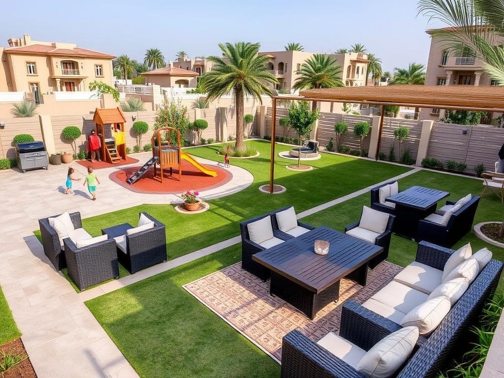 حديقة استراحة عائلية في العدان مع مناطق متعددة الاستخدامات