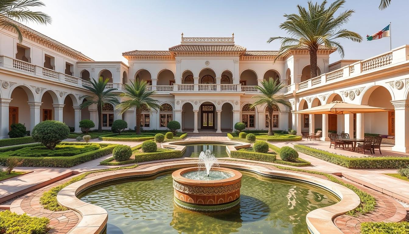 حديقة قصر تم تجديدها بواسطة مقاول ترميمات القصور