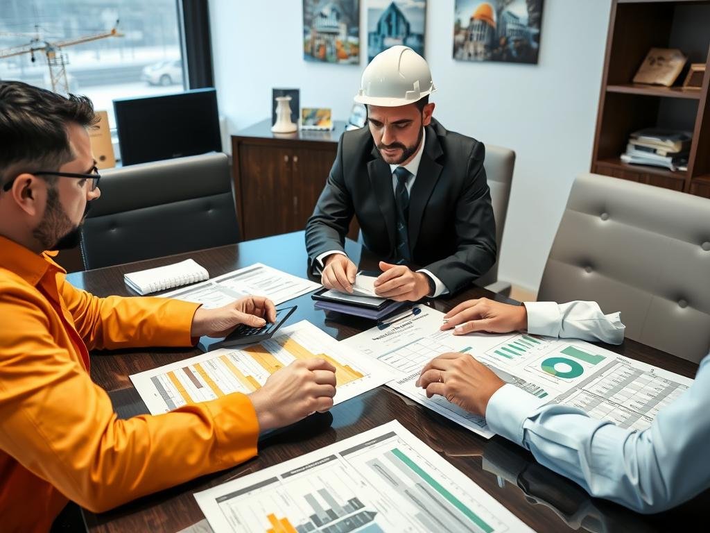 حساب تكاليف مشروع بناء في جابر الاحمد