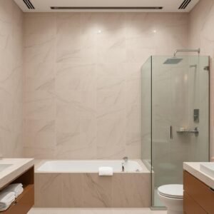 حمام عصري بعد الانتهاء من عملية تكسير حمامات وتجديد شامل حمام عصري بعد الانتهاء من عملية تكسير حمامات وتجديد شامل