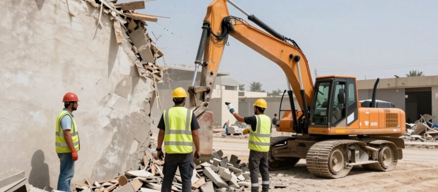 خدمات تكسير وهدم احترافية في الكويت