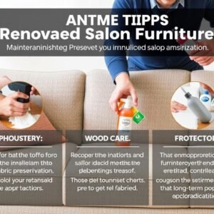 طرق العناية بالأثاث المنجد بعد تجديد صالونات المنزل