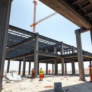 عملية بناء هيكل أسود لمنزل حديث بإشراف مقاول بناء وتشطيب محترف عملية بناء هيكل أسود لمنزل حديث بإشراف مقاول بناء وتشطيب محترف