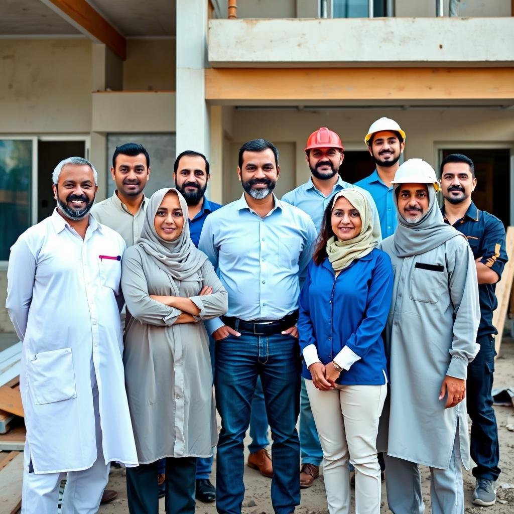 فريق عمل متخصص في ترميمات الخالدية