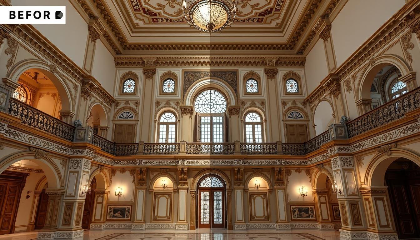 قصر تراثي تم ترميمه بالكويت من قبل مقاول ترميمات القصور