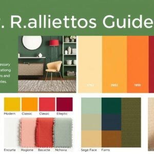 مخطط ألوان متناسقة لتجديد صالونات بدرجات مختلفة تناسب أنماط الديكور المختلفة