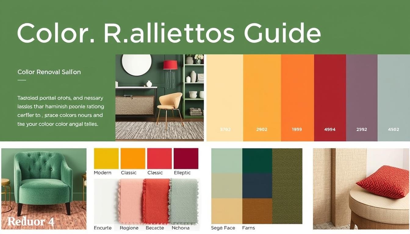 مخطط ألوان متناسقة لتجديد صالونات بدرجات مختلفة تناسب أنماط الديكور المختلفة