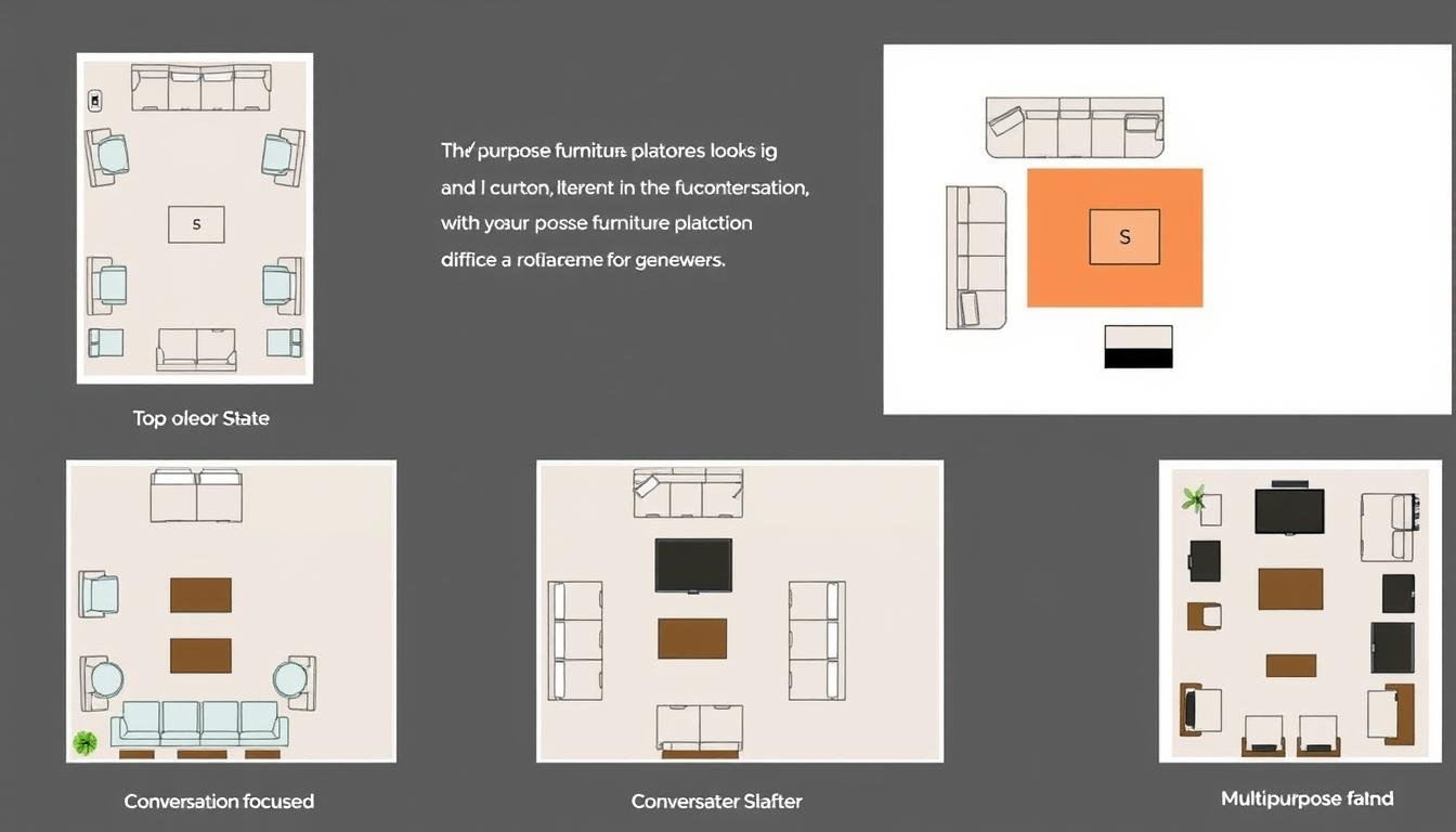 مخططات مختلفة لترتيب أثاث الصالون بعد تجديد صالونات المنزل