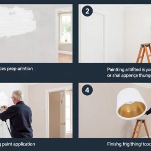 مراحل أعمال صباغة وتشطيبات من التحضير حتى التسليم